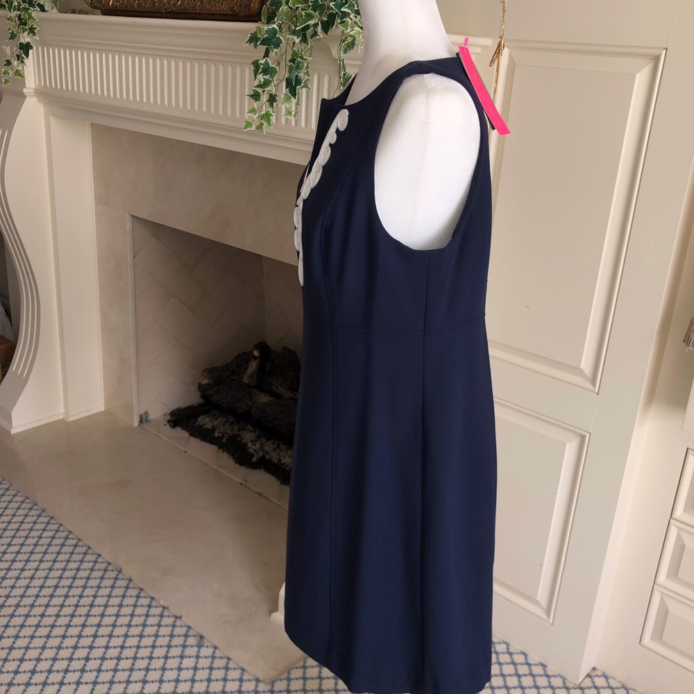 Lilly Pulitzer Trini Shift in True Navy New Size 10 - Picture 5 of 14